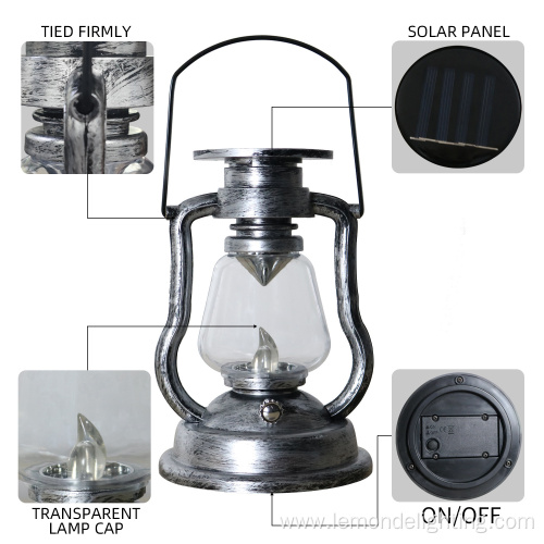 Landscape Garden Light Flame Candle Camping Lamp Lantern